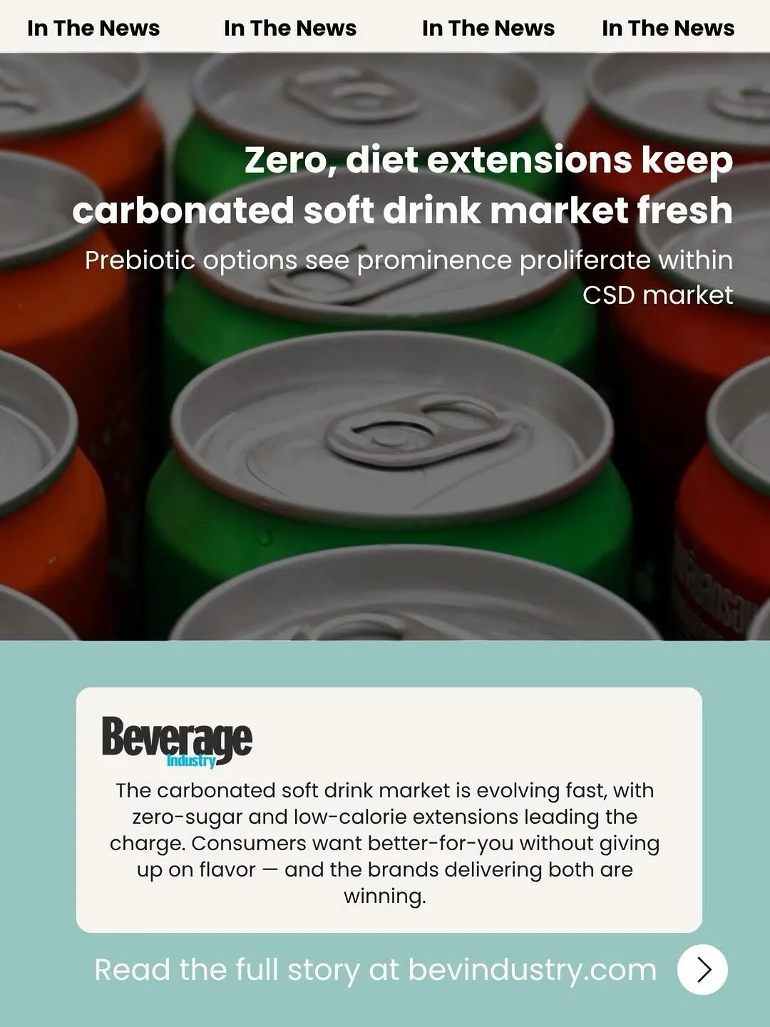 The carbonated soft drink market hit an estimated $55.8…