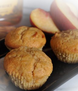 Peach and Fireball Cupcakes