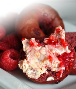 Raspberry Bagels