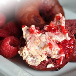 Raspberry Bagels